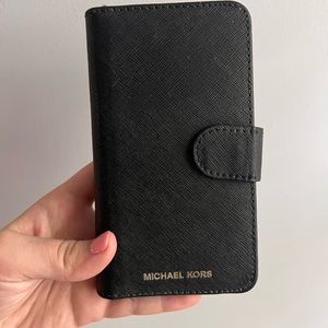 Michael Kors wallet and phone case IPhone